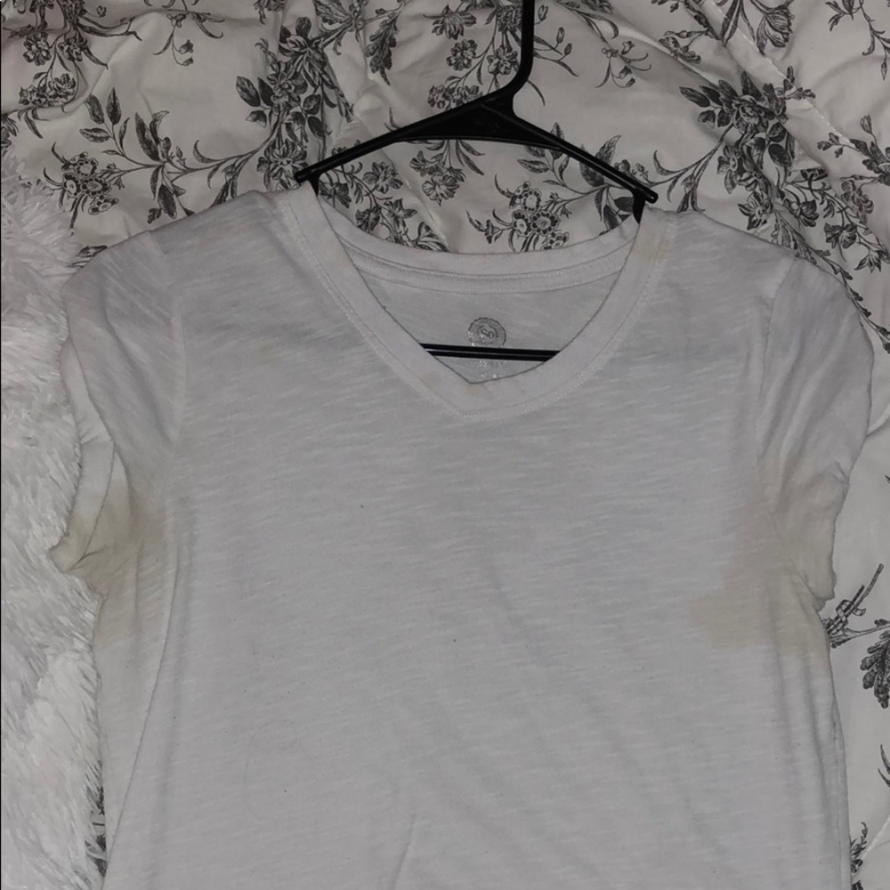 White plain shirt